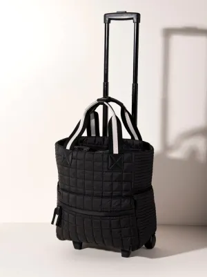 Ezra Roller Tote Black
