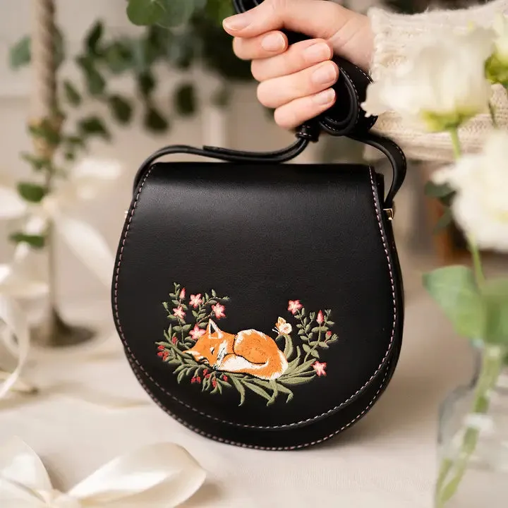 Fable England Sleepy Fox Saddle Bag