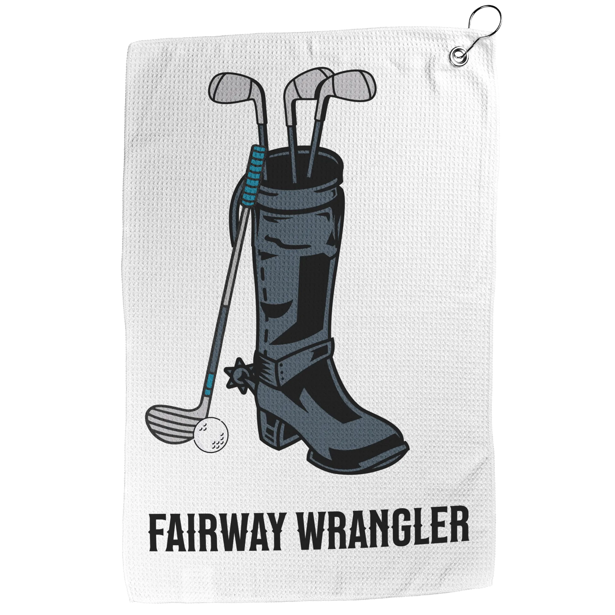 Fairway Wrangler Cowboy Boot Golf Towel