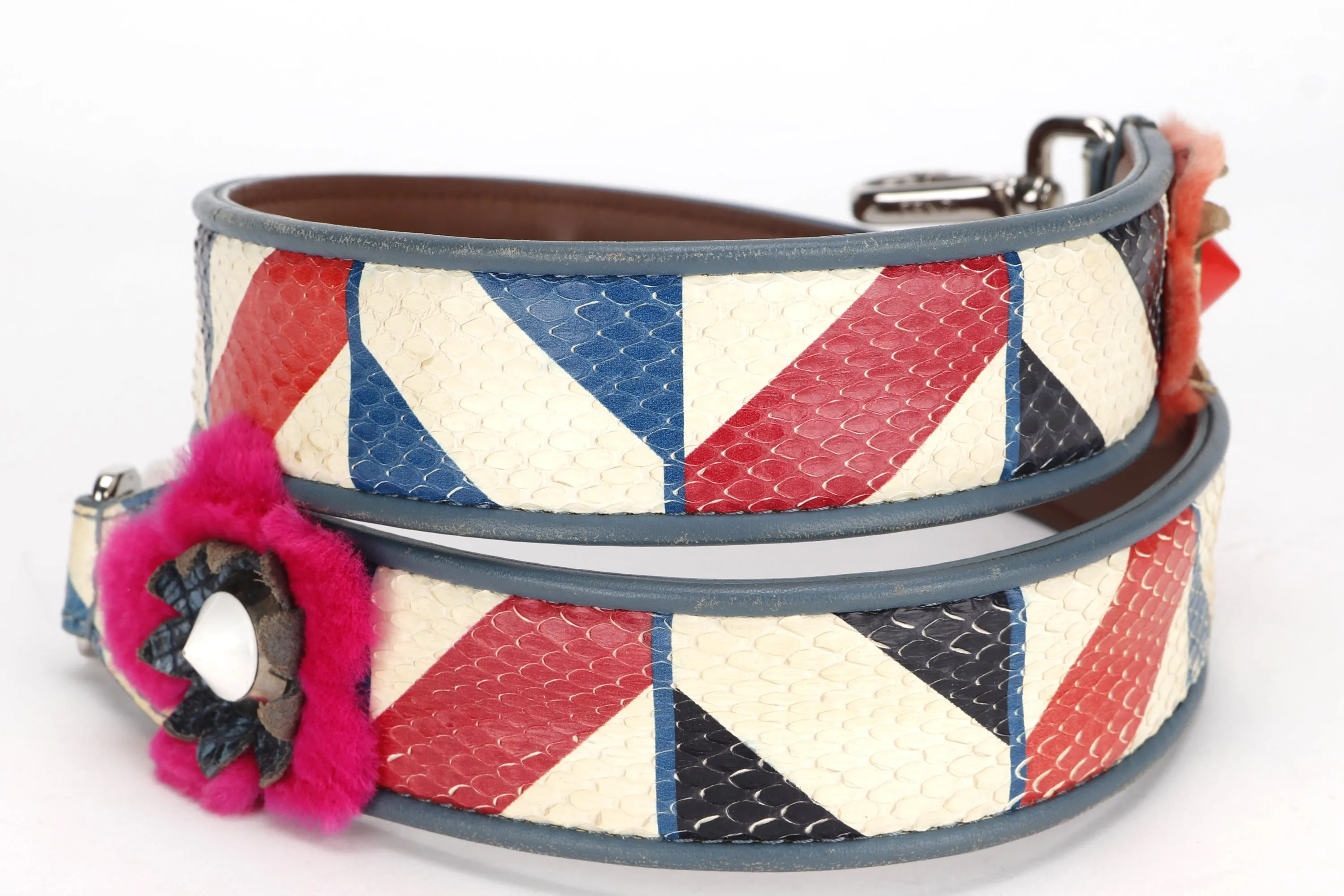 FENDI SNAKE EMBOSSED STRAP, NO DUST COVER & BOX