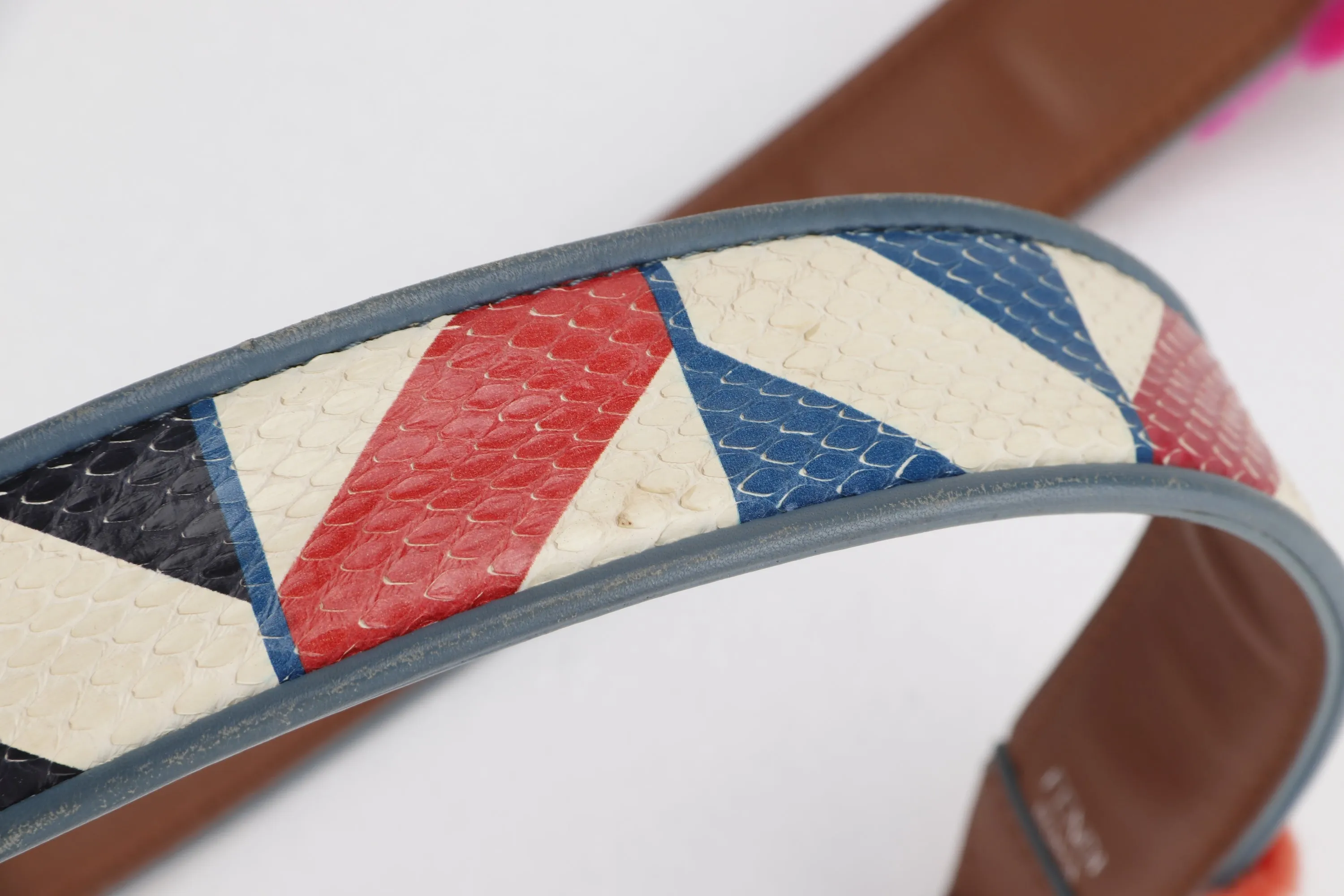 FENDI SNAKE EMBOSSED STRAP, NO DUST COVER & BOX