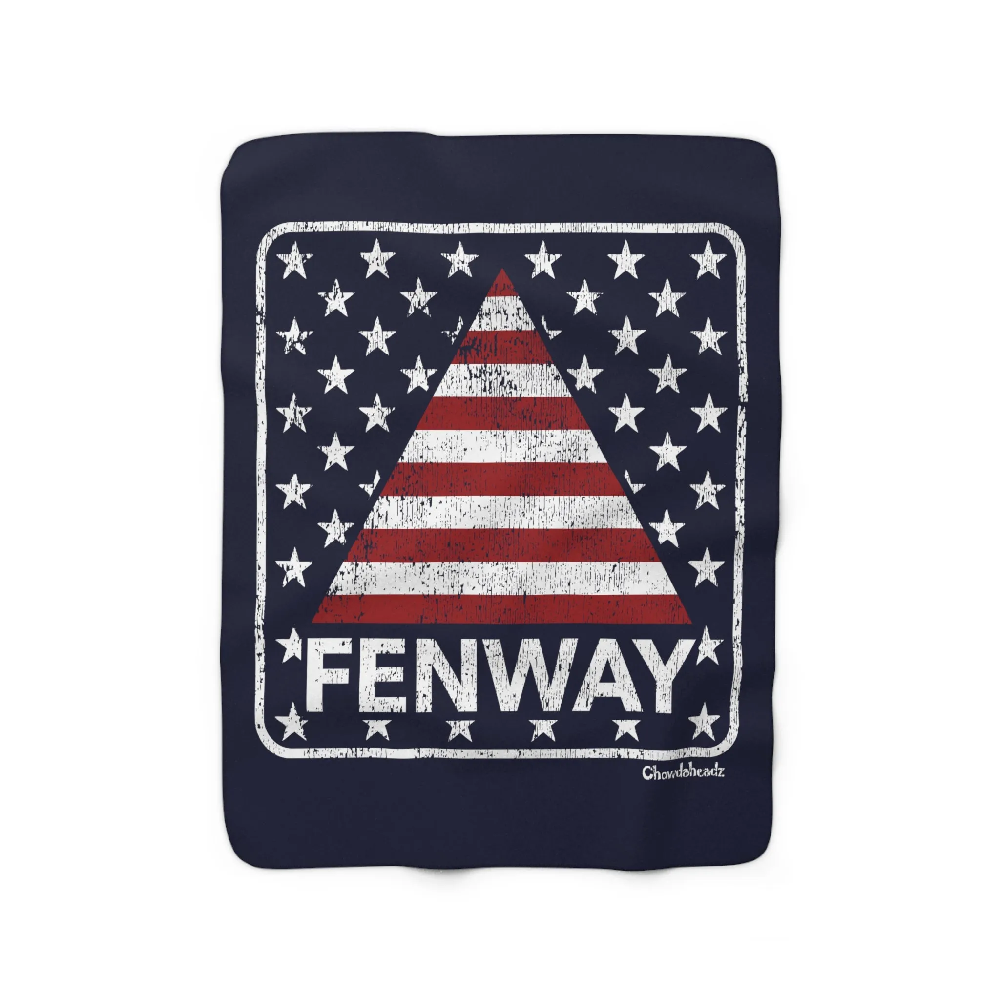 Fenway Stars & Stripes Sherpa Fleece Blanket