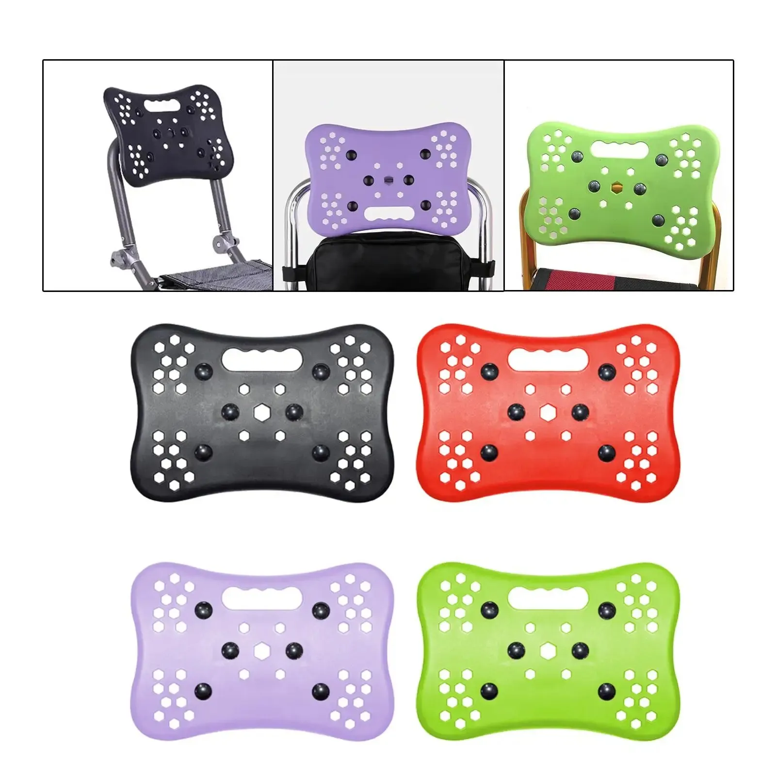 Fishing Chair Backrest Accessories Heavy Duty Men Gift Replacement Fishing Stool Backrest for Hiking Fishing Camping Traveling