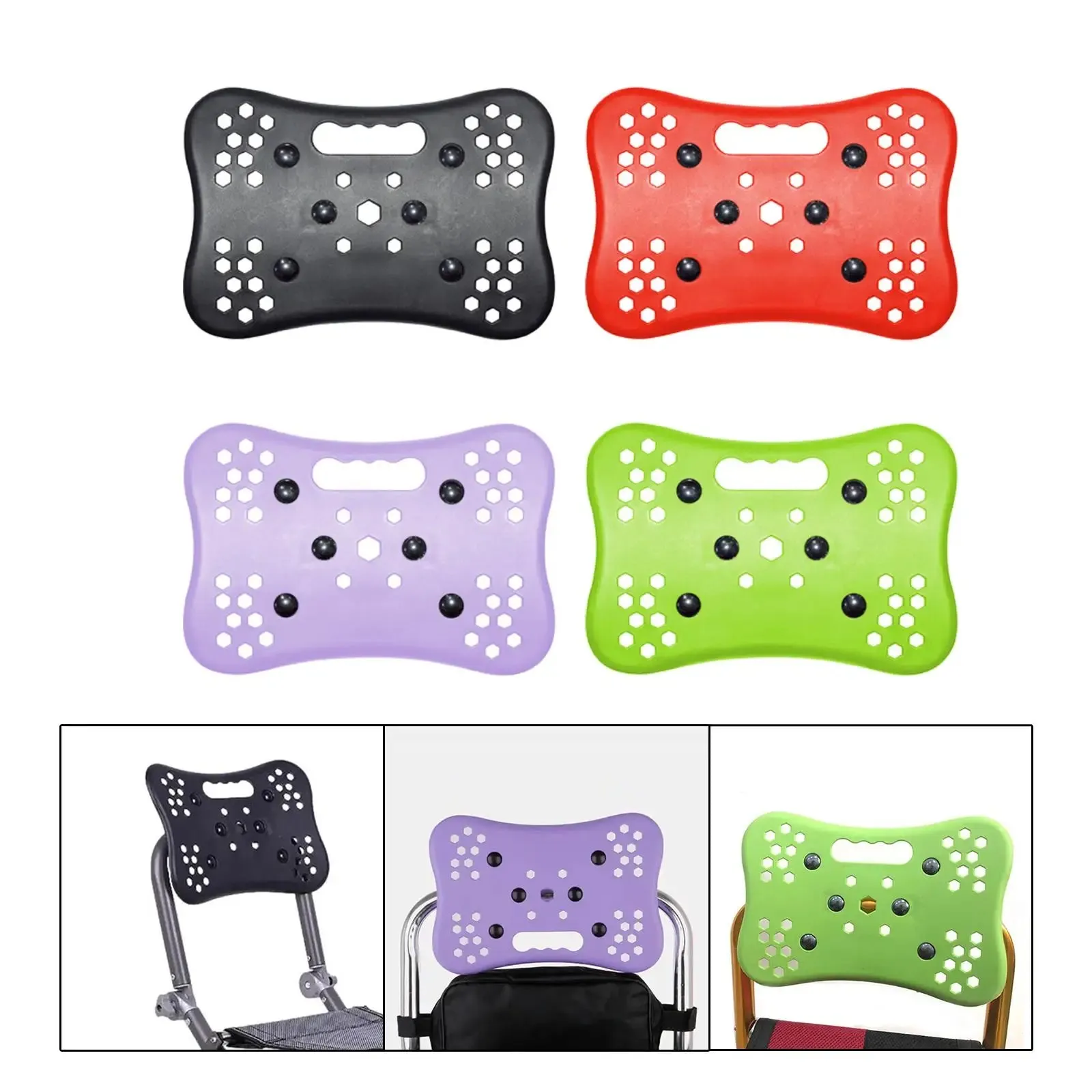 Fishing Chair Backrest Accessories Heavy Duty Men Gift Replacement Fishing Stool Backrest for Hiking Fishing Camping Traveling
