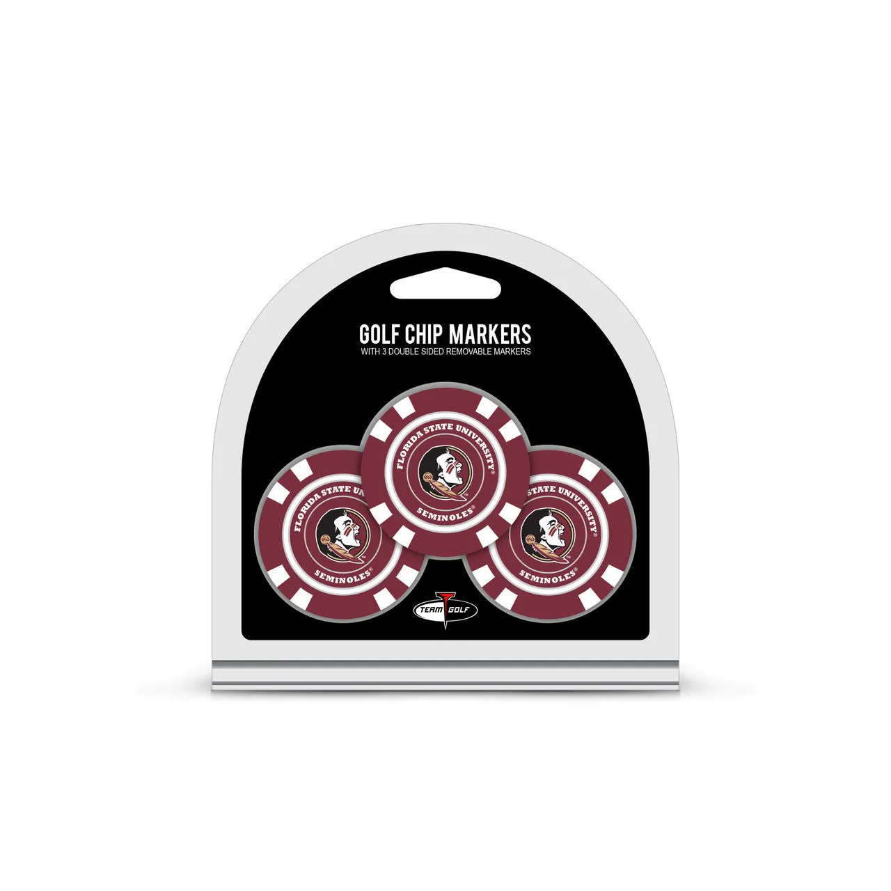 Florida State Seminoles Golf Chip with Marker 3 Pack