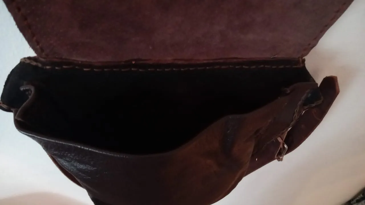 Flower Of Life Leather Bag