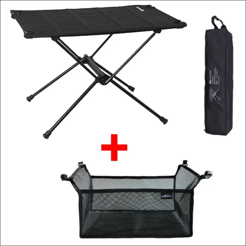 Foldable camping table-aluminum lightweight folding table compact roll up tables collapsible table