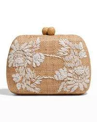 Frances Embroidered Bag by Serpui - RENTAL