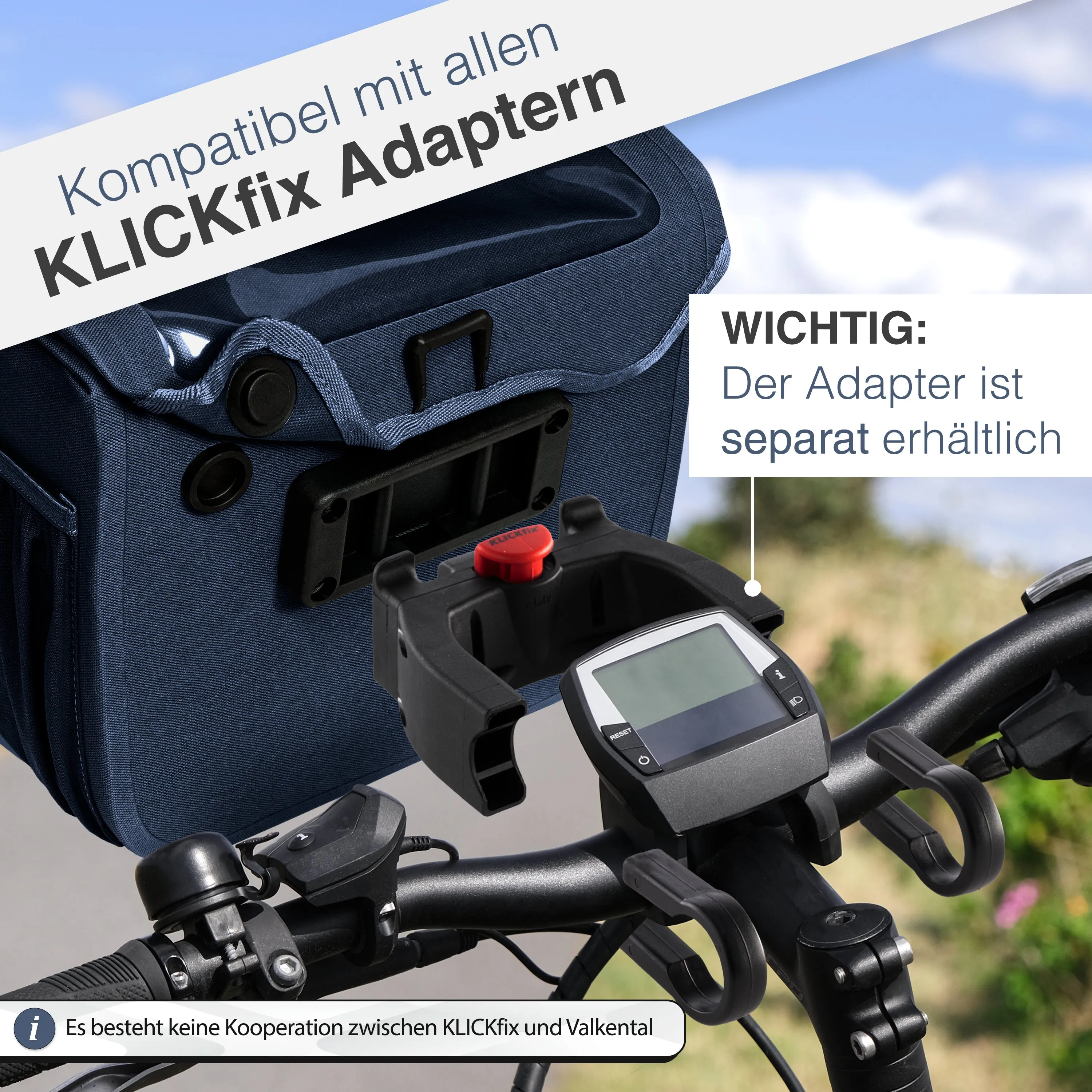 Front Pack - Robuste & wasserdichte Lenkertasche | Bundle