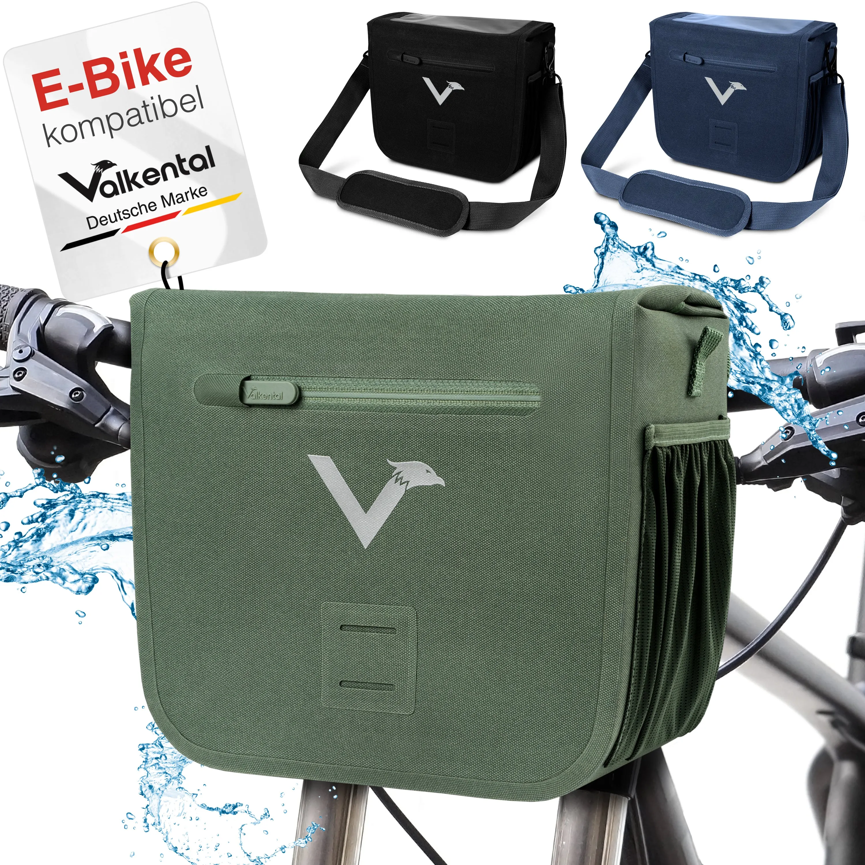Front Pack - Robuste & wasserdichte Lenkertasche | Bundle