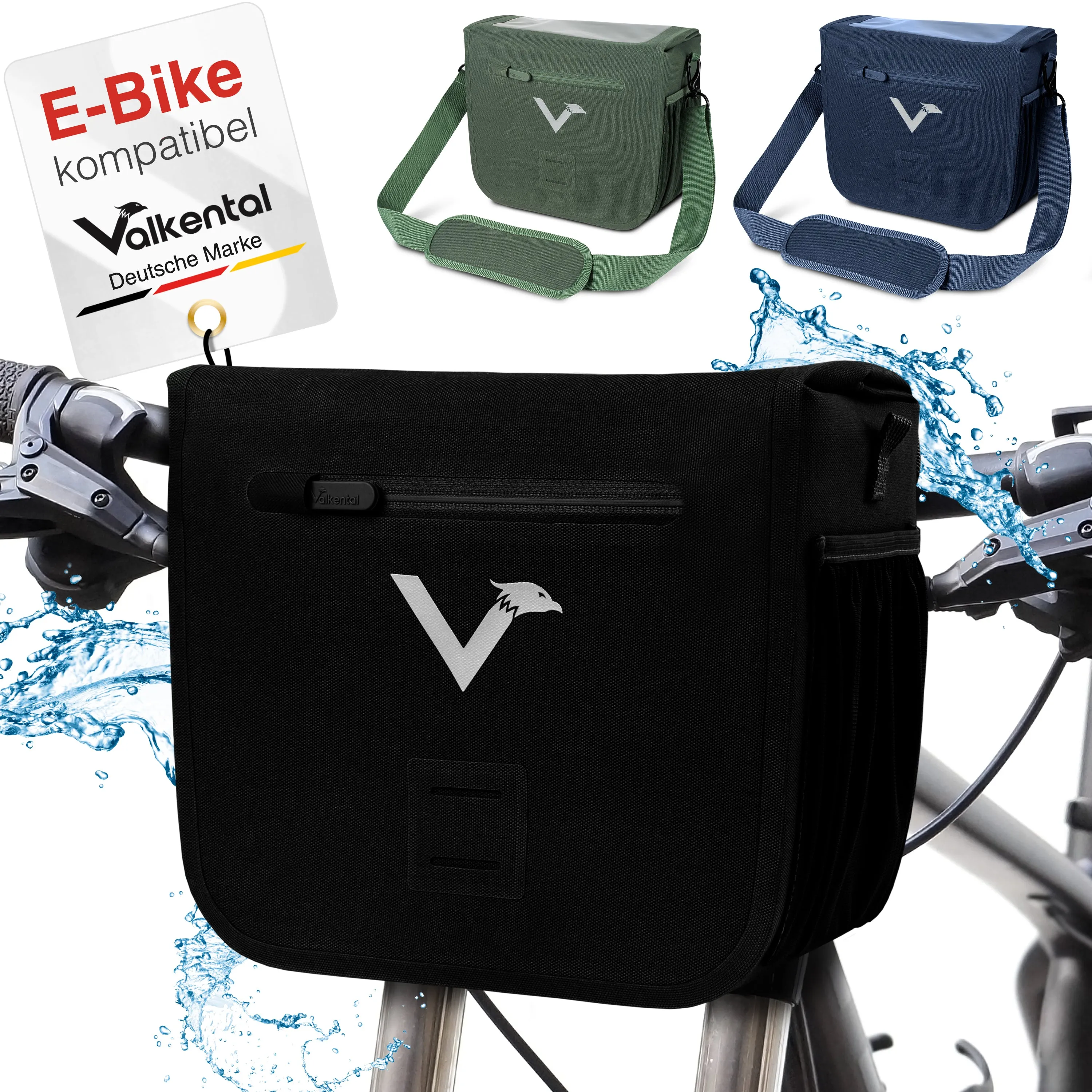 Front Pack - Robuste & wasserdichte Lenkertasche | Bundle