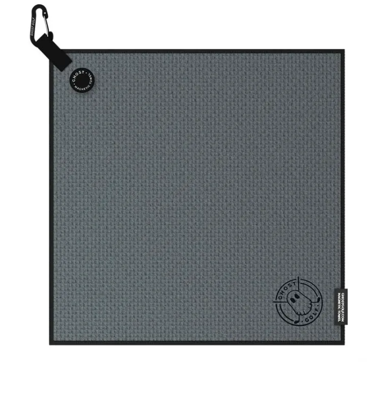 Ghost Golf Magnetic Towel (Greenside) - Dark Grey