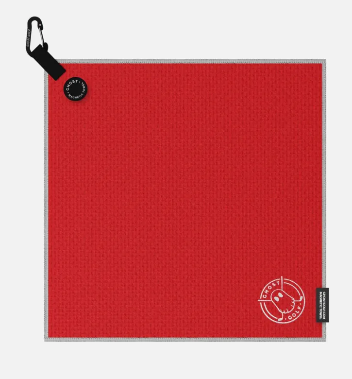 Ghost Golf Magnetic Towel (Greenside) - Red