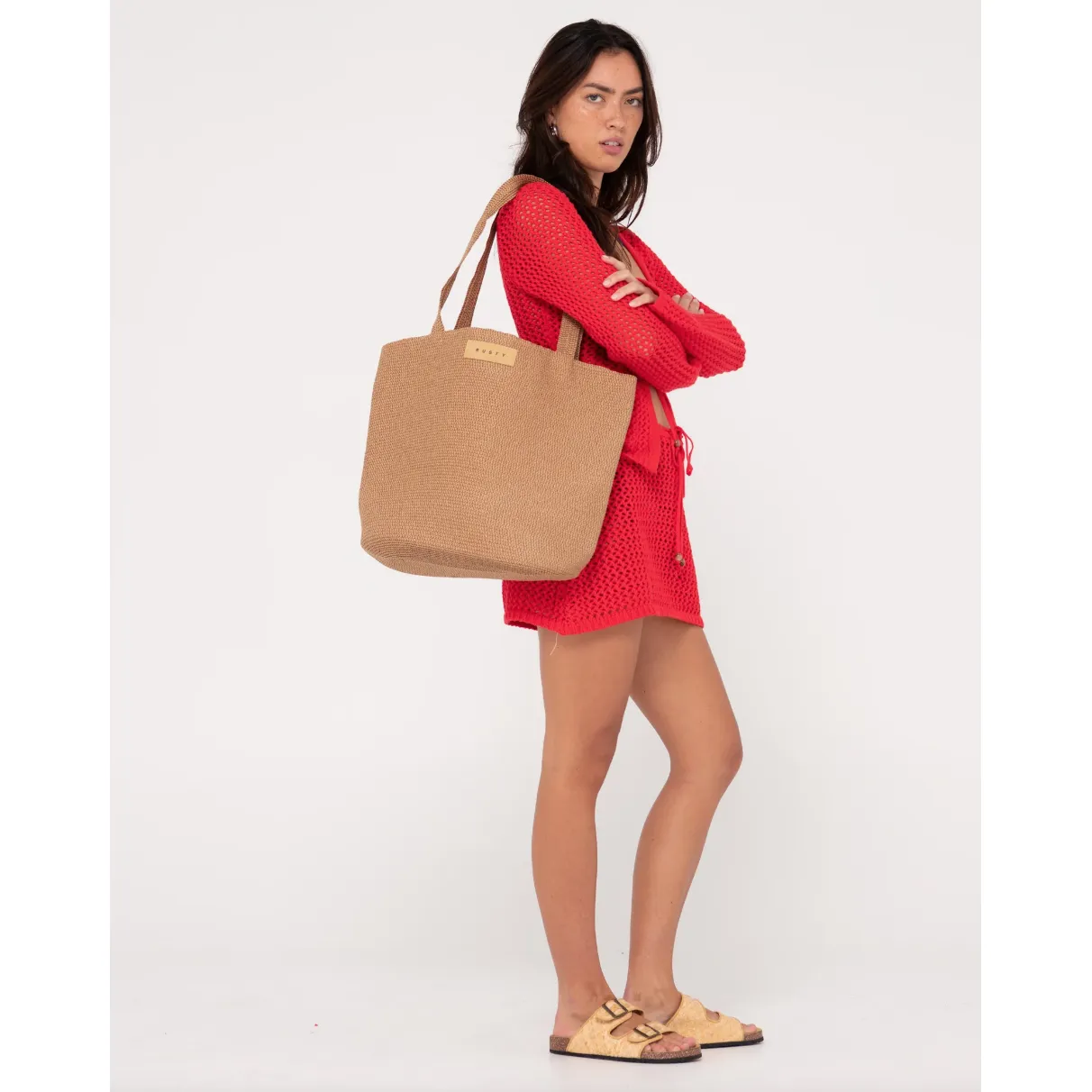 Gisele Straw Beach Bag