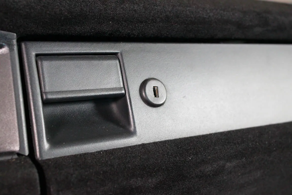 Glove box - Carbon fiber trim