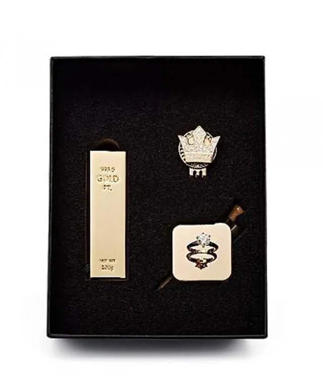 Gold Bar   Crown Ball Marker   Diamond Ring