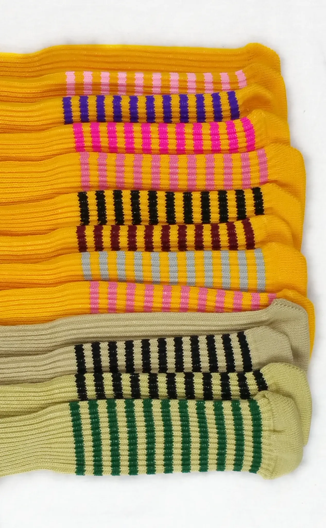 Gold Vegas and Green Club Sock Golf Headcover