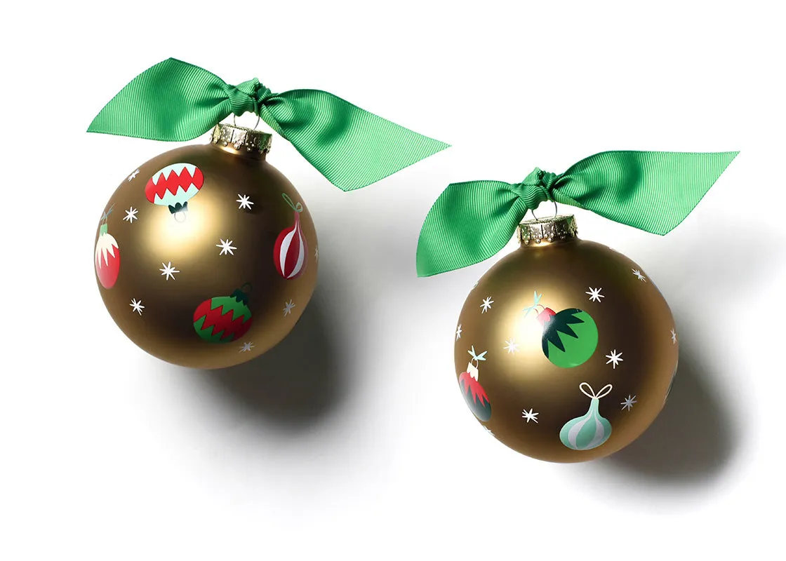 Gold Vintage Ornaments Ornament