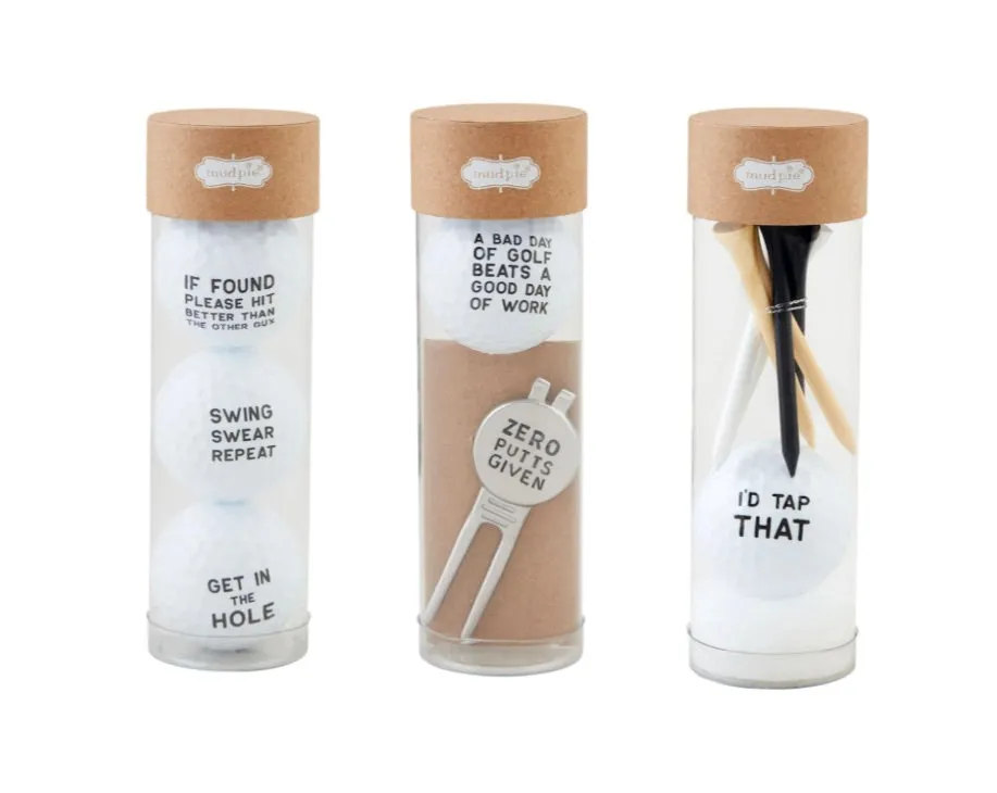 GOLF BALL & TEE SET
