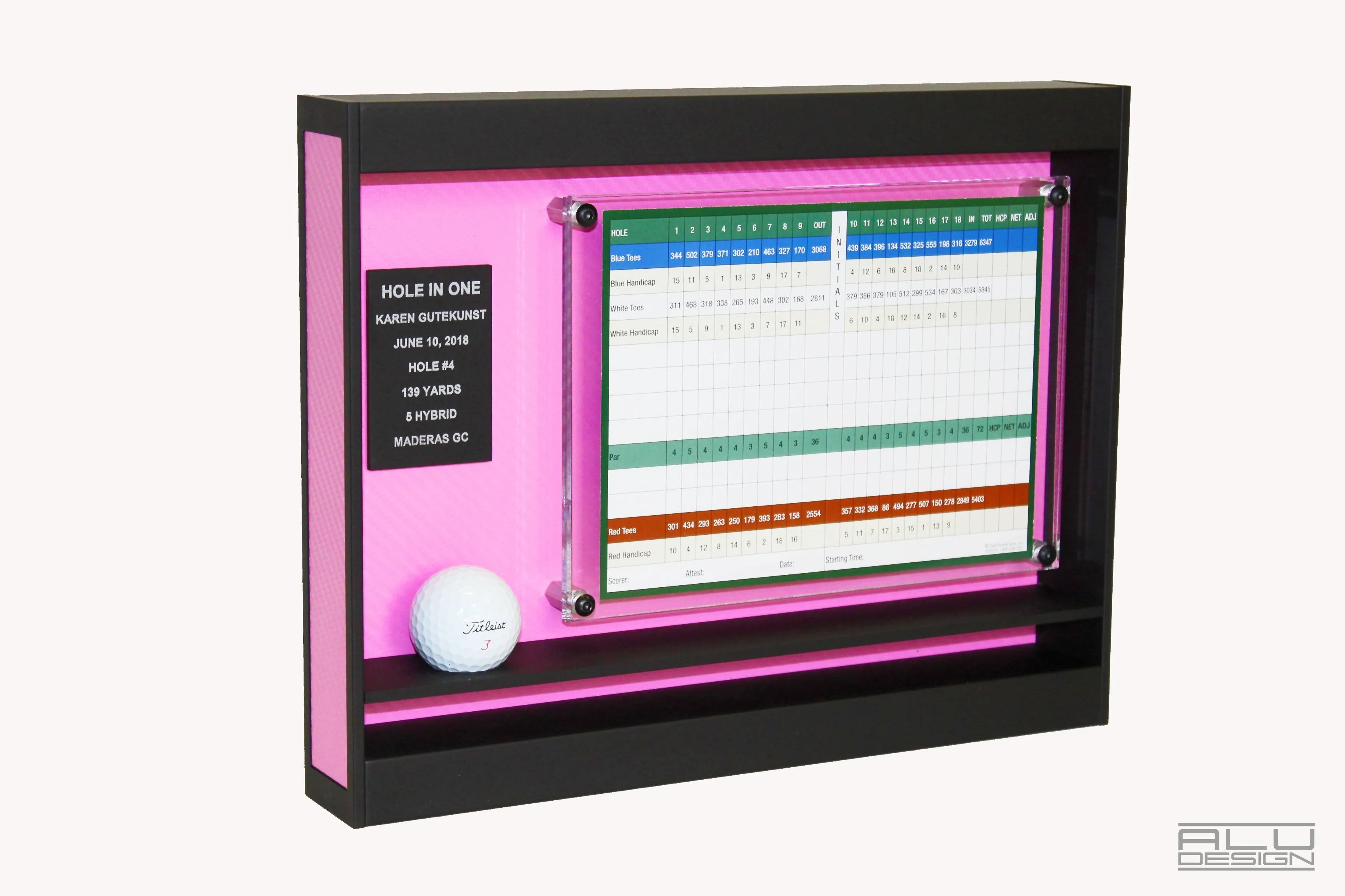 Golf Ball Display Frame