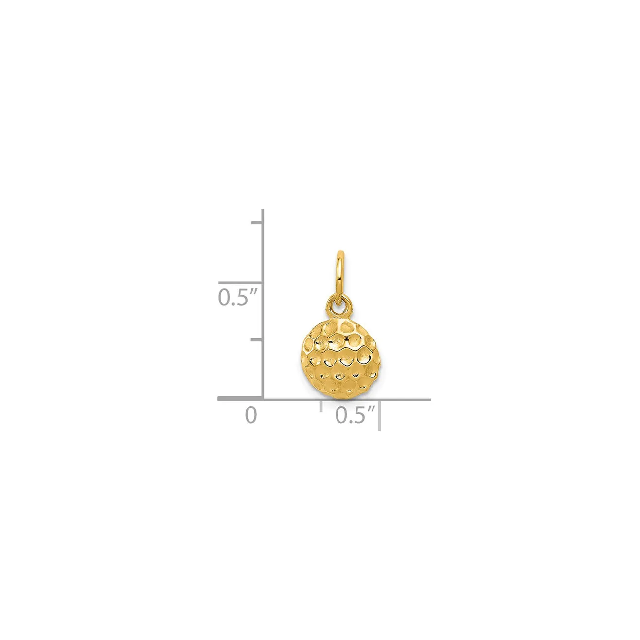 Golf Ball Pendant (14K)