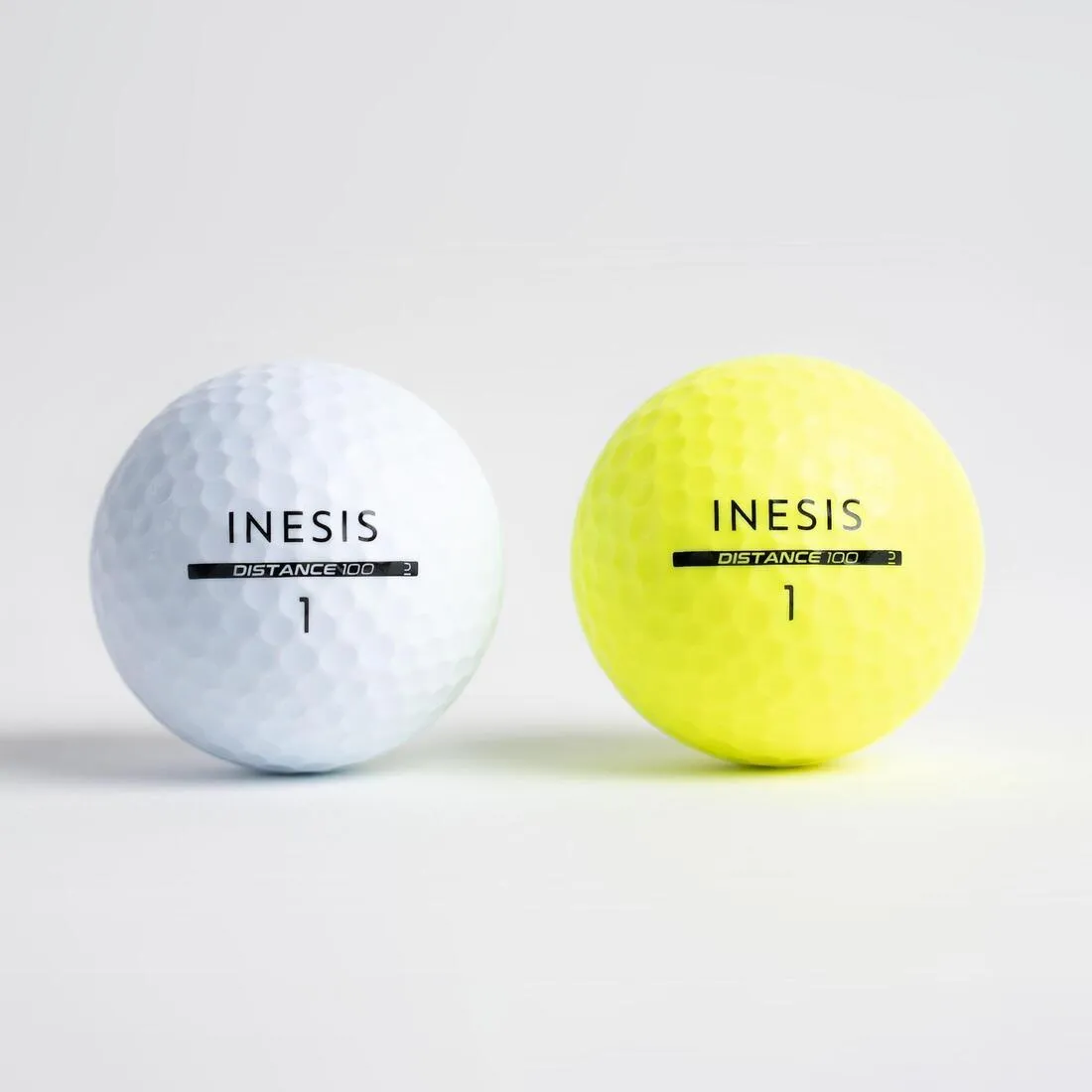 GOLF BALLS x12 - INESIS DISTANCE 100