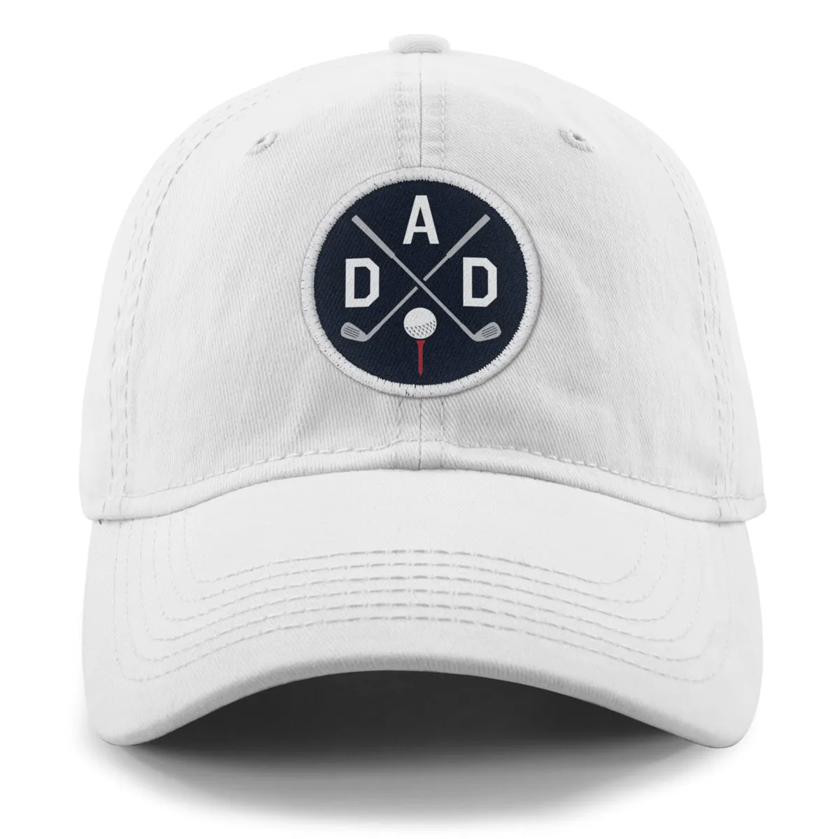 Golf DAD Circle Patch Dad Hat