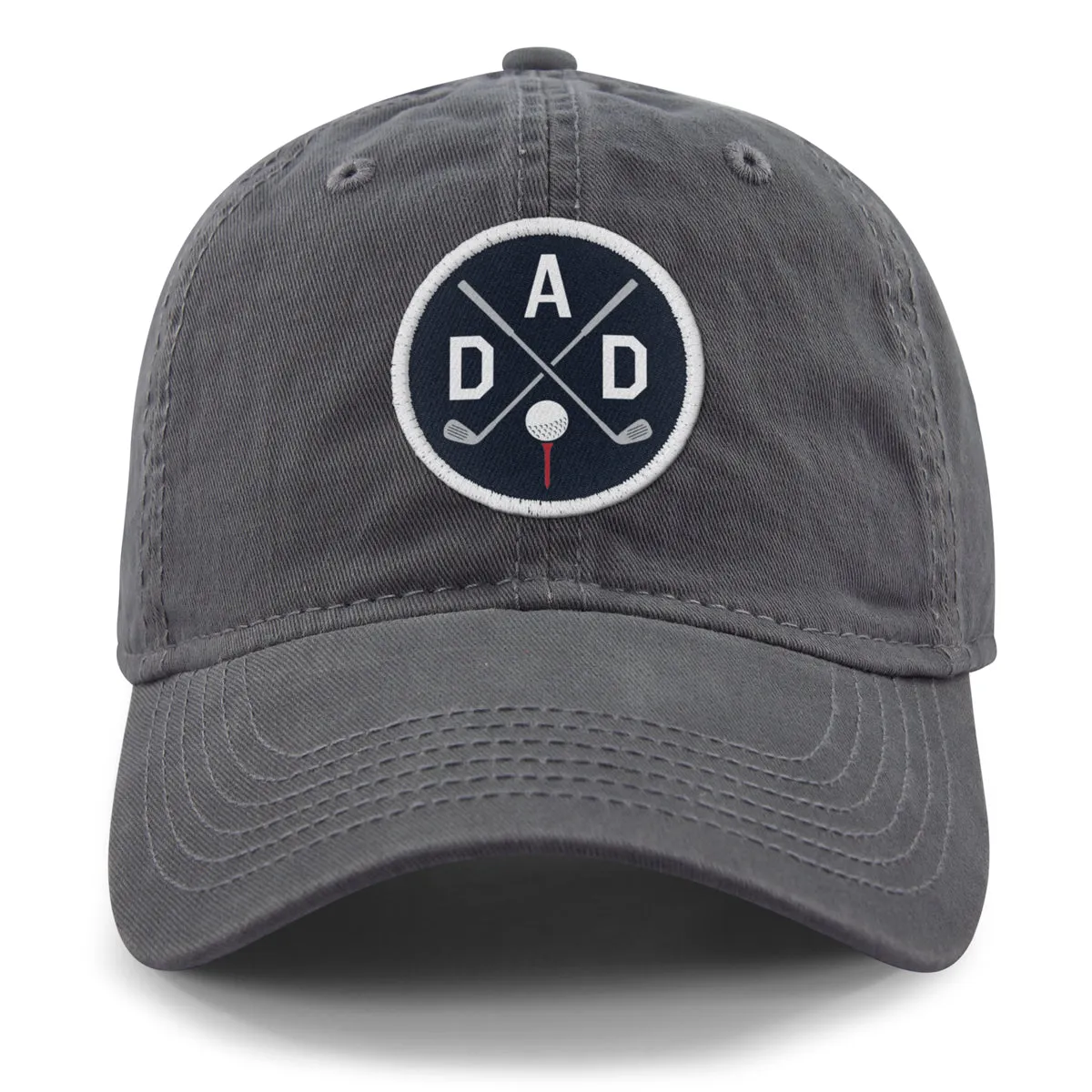 Golf DAD Circle Patch Dad Hat