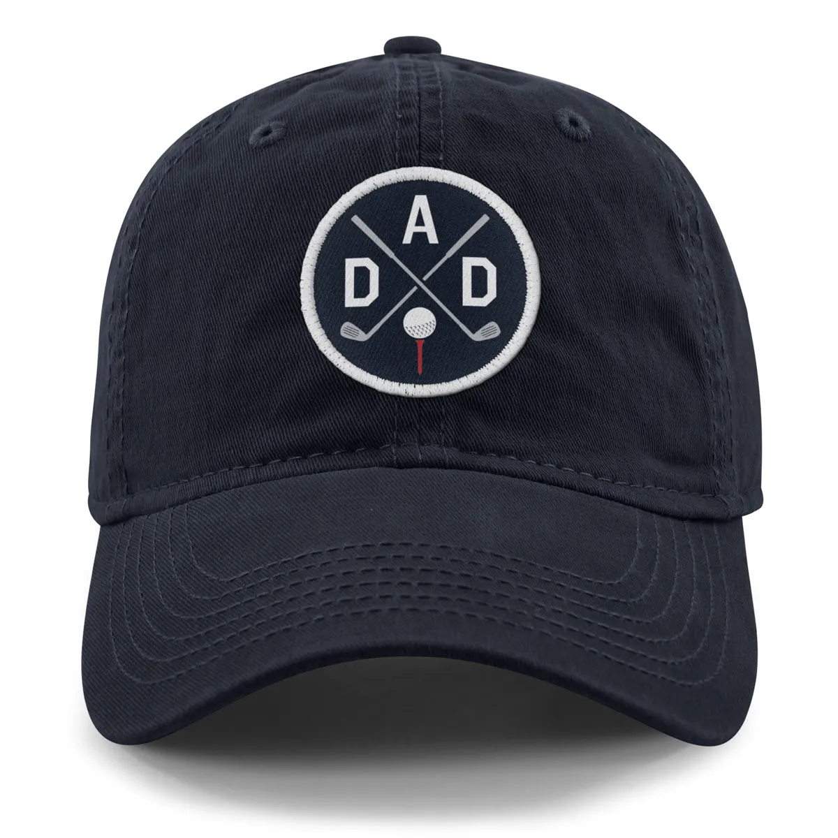 Golf DAD Circle Patch Dad Hat