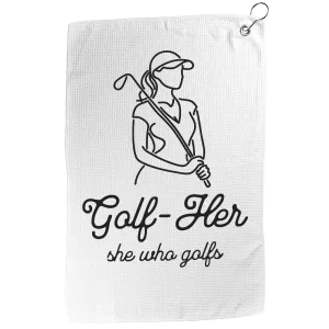 Golf-Her Golf Towel