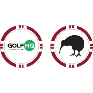 Golf HQ Logo/Kiwi Poker Chip