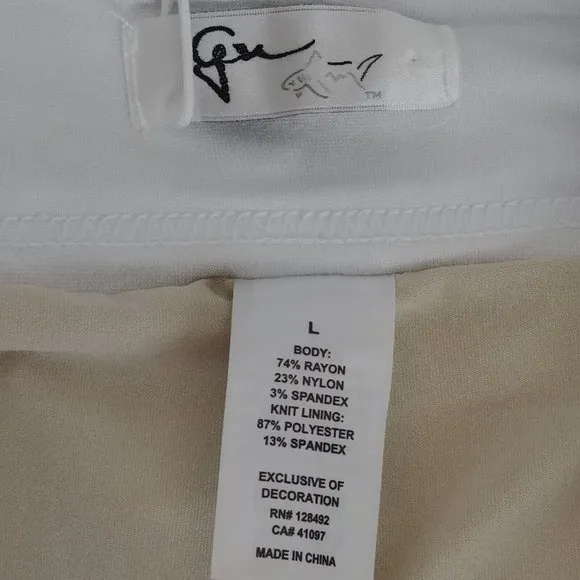 Greg Norman Women's 19&quot; Pull-On Stretch Golf Skort Size L