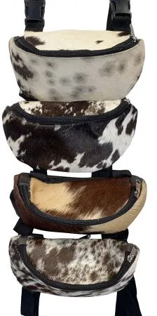 Hair on Cowhide Saddle Pouch