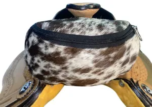 Hair on Cowhide Saddle Pouch