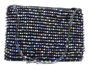 Hand-crocheted Beads Bag - Large - Winter Multi