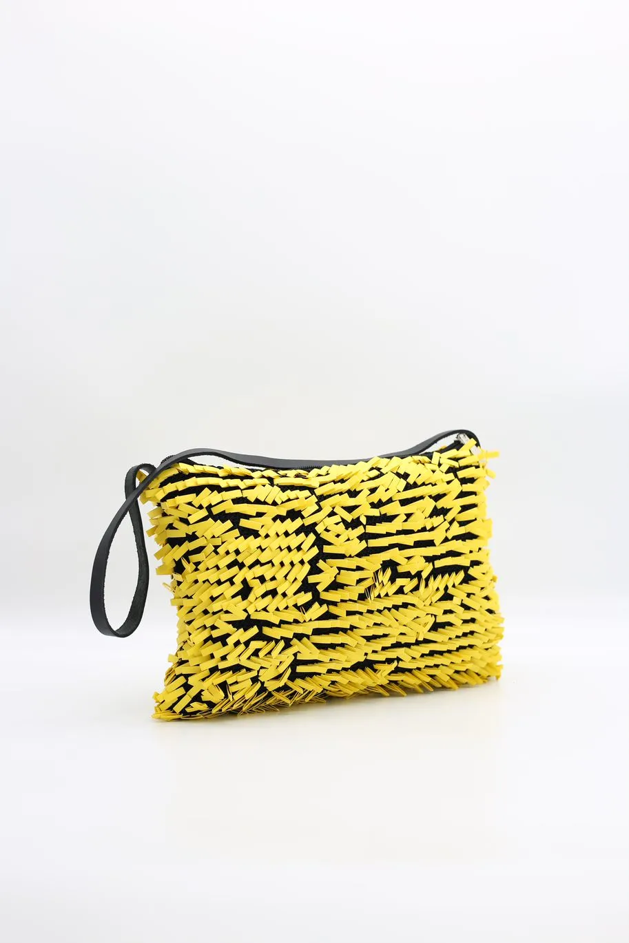 Hand-crocheted Recycled Rubber Loop Bag