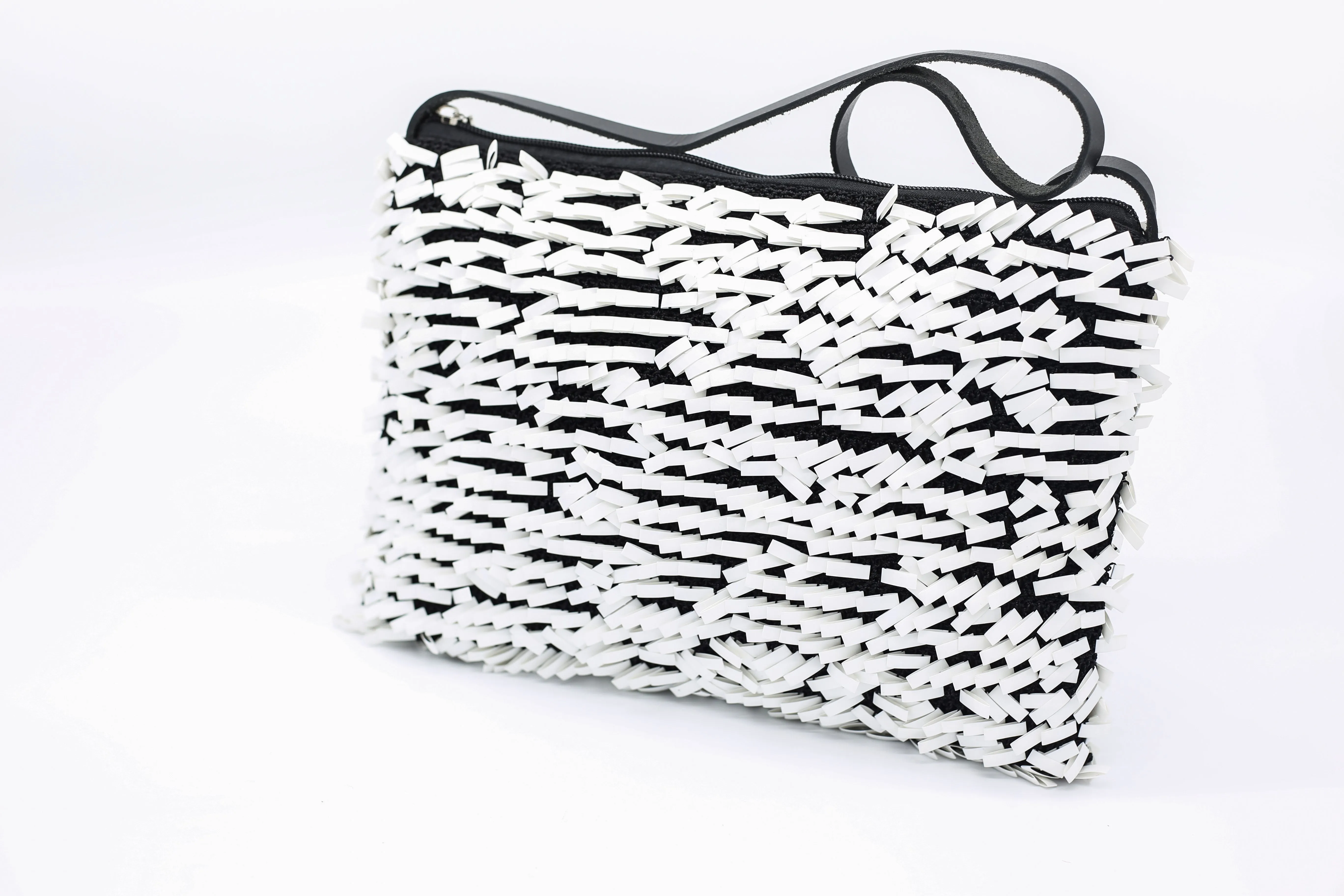 Hand-crocheted Recycled Rubber Loop Bag