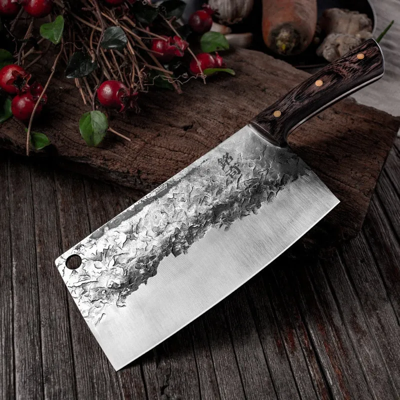 Handmade Kitchen Knife Stainless Steel Forged Knife Chopping Slicing Chef Knives Kitchen Tools