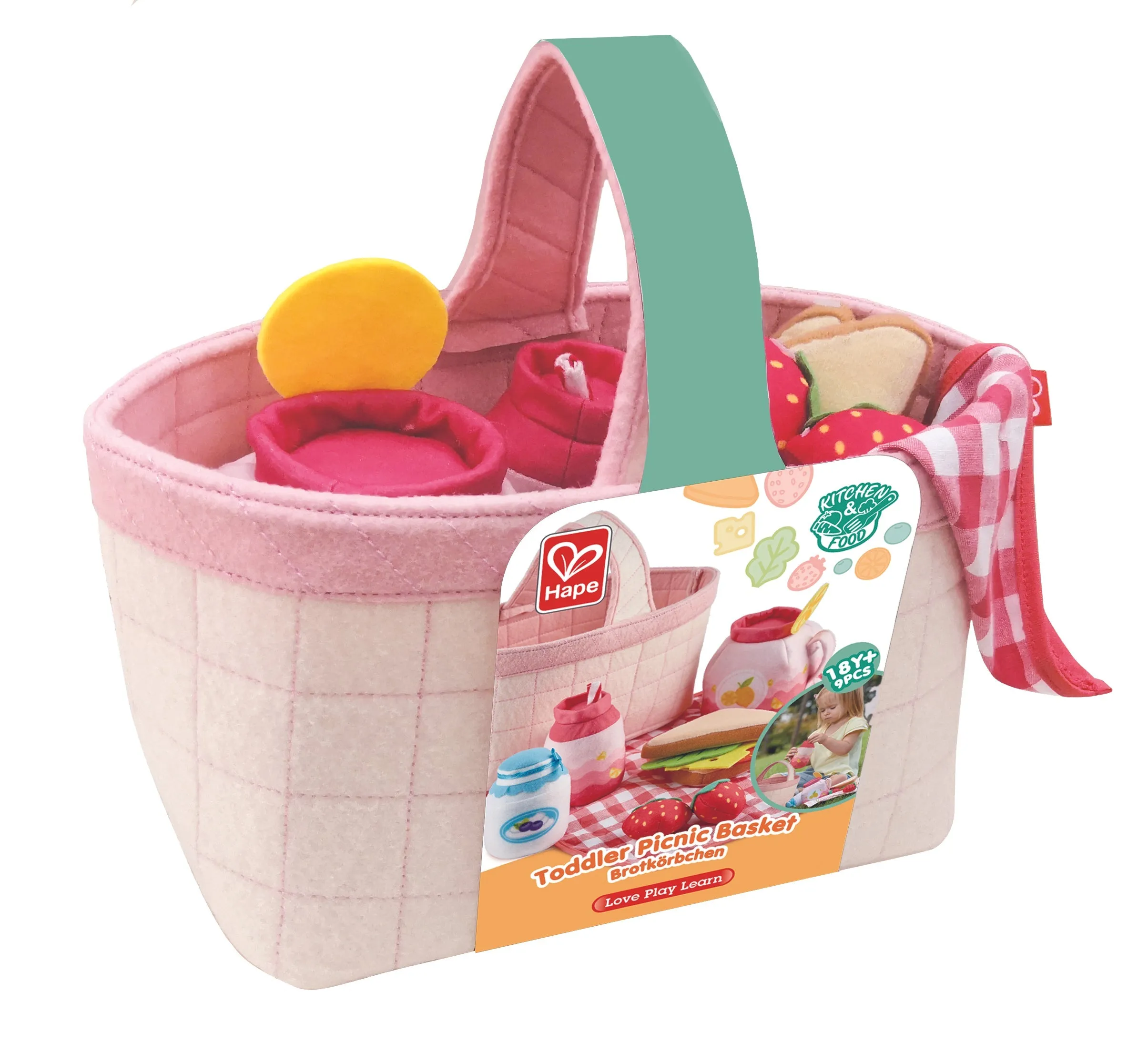 Hape Toddler Picnic Basket