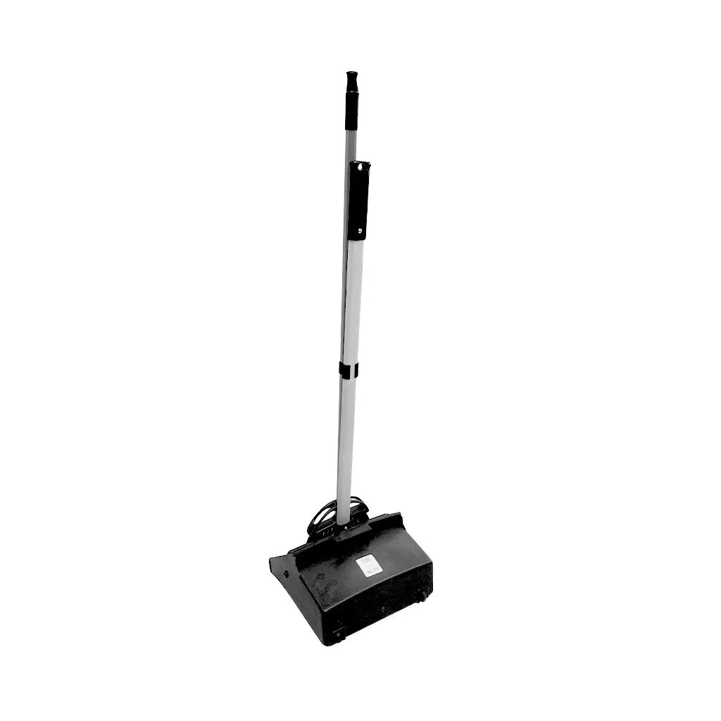 Heavy-Duty Lobby Dustpan with Wheels and Lobby Broom Combo - Sold By The Case