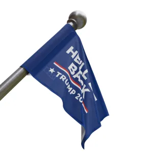 He’ll Be Back - Trump 2024 Blue Flag