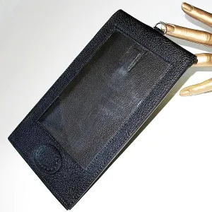 Hermes 2011 Black Buffle Leather Golf Score Holder NEW!