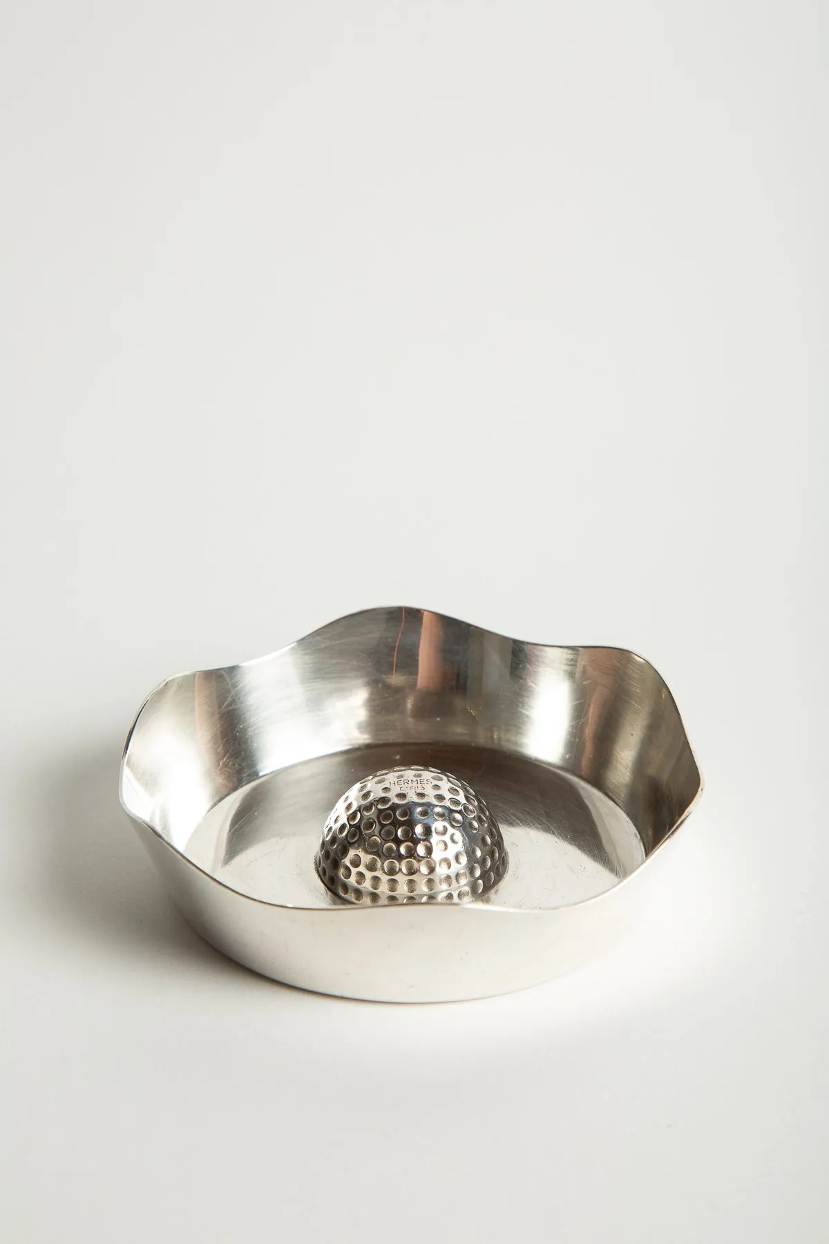 HERMÈS | 1970 GOLF BALL ASHTRAY