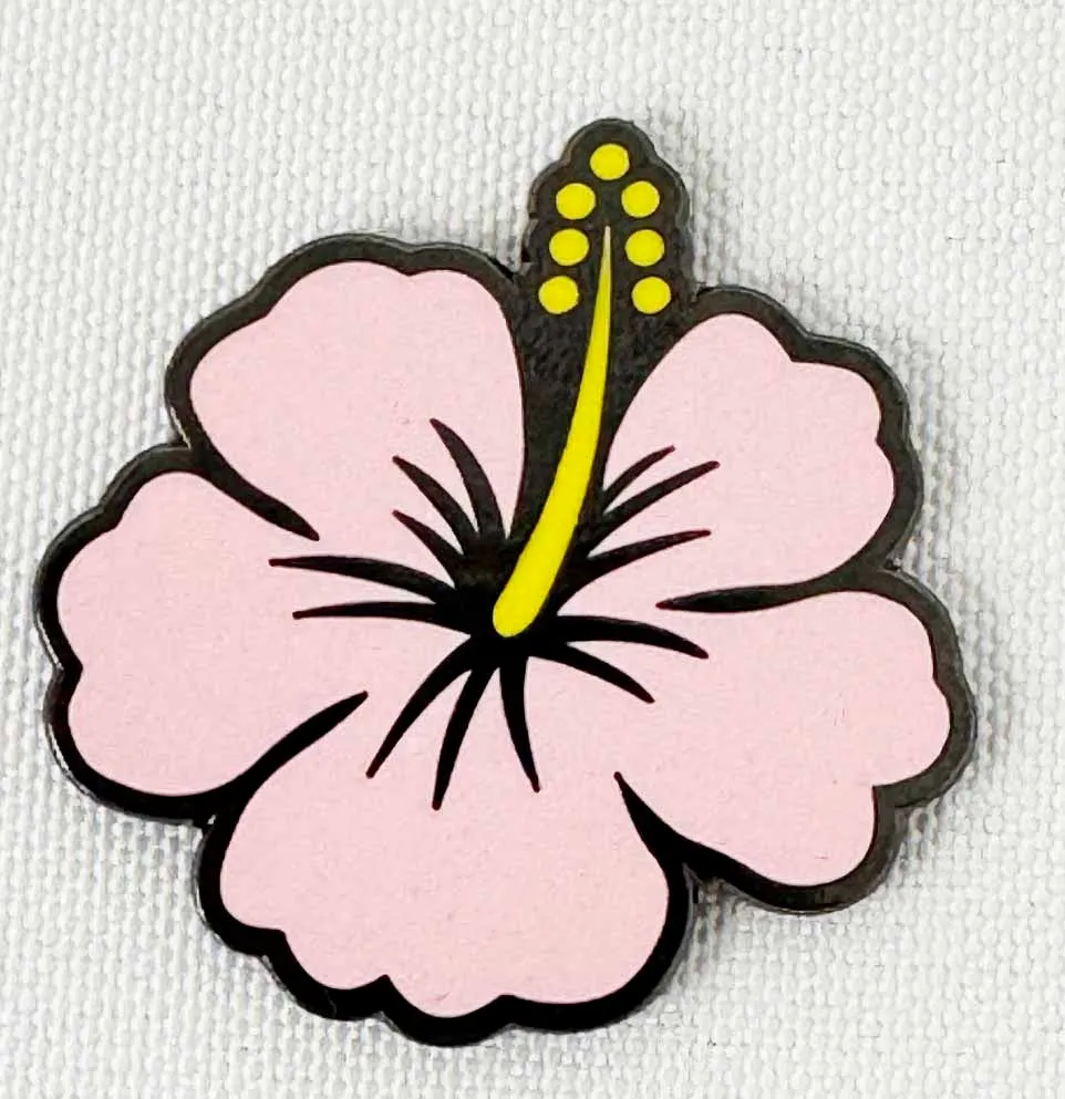 Hibiscus Golf Ball Marker
