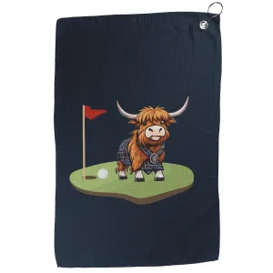 Highland Cow Golf Towel