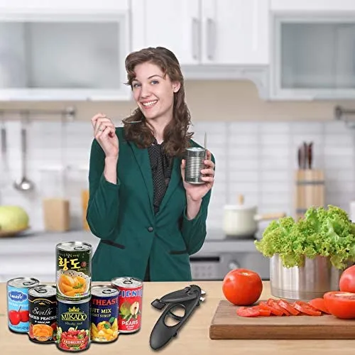 Homlly 8 in 1 Multifunctional Smooth Edge Can Openers