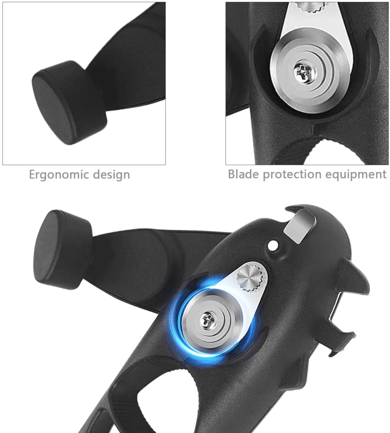 Homlly 8 in 1 Multifunctional Smooth Edge Can Openers