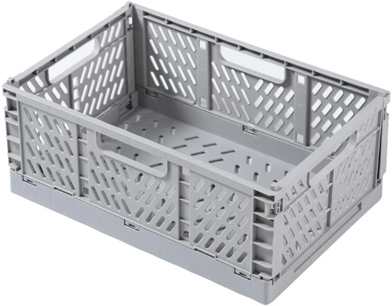 Homlly Collapsible Stackable Storage Crates Basket Box
