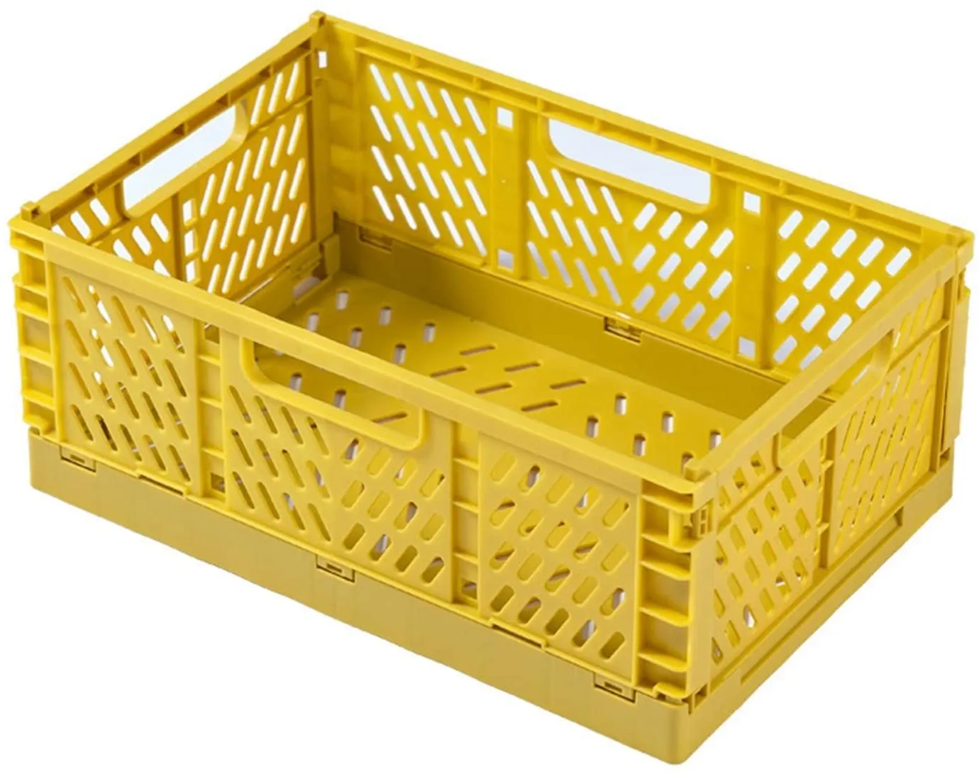 Homlly Collapsible Stackable Storage Crates Basket Box