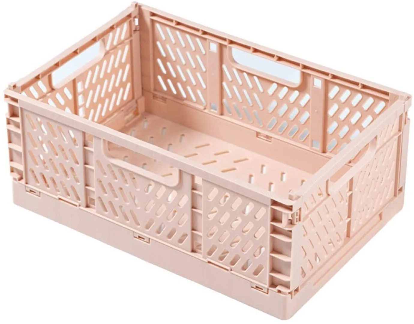 Homlly Collapsible Stackable Storage Crates Basket Box